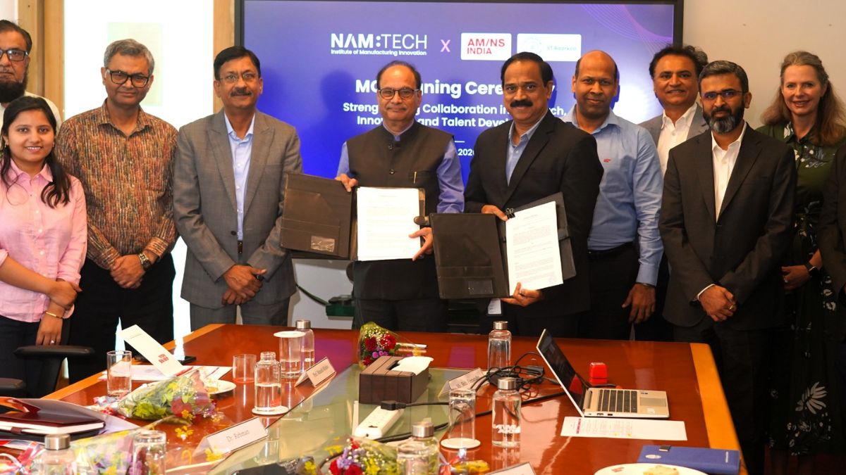 AM/NS India and IIT Roorkee Sign Strategic MoU to Advance Education, Research and Innovation in Manufacturing and Steel Technologies