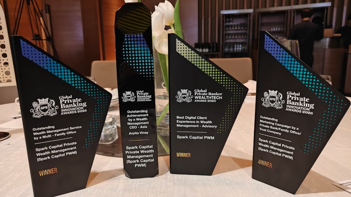 Spark Capital PWM Wins Three Global Private Banking Innovation Awards 2026; Arpita Vinay Named Asia’s Outstanding Wealth Management CEO